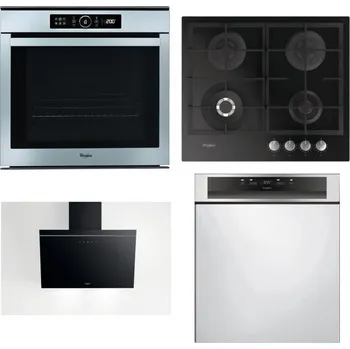 Set domácích spotřebičů WHIRLPOOL ABSOLUTE AKZM 8480 IX + WHIRLPOOL GOFL 629/NB + WHIRLPOOL AKR 62F LT K + WHIRLPOOL WBC 3C34 PF X