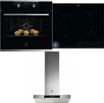 Set domácích spotřebičů ELECTROLUX KODDP77X + ELECTROLUX EIS62449 + ELECTROLUX LFT426X
