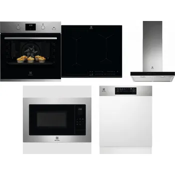 Set domácích spotřebičů ELECTROLUX KODGH70TX + ELECTROLUX EIV634 + ELECTROLUX LFT766X + ELECTROLUX EMS4253TEX + ELECTROLUX EEM48300IX