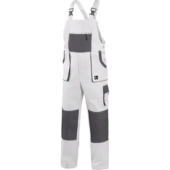 montérky CXS Kalhoty EMIL CXS LUX lacl, různé barvy Velikost 52 bílá/šedá