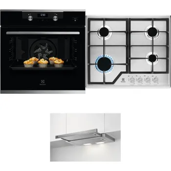 Set domácích spotřebičů ELECTROLUX KODEH70X + ELECTROLUX KGS6426SX + ELECTROLUX LFP326S