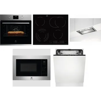 Set domácích spotřebičů ELECTROLUX KOFGH70TX + ELECTROLUX EHF6547FXK + ELECTROLUX LFG716X + ELECTROLUX EMS4253TEX + ELECTROLUX EEA27200L