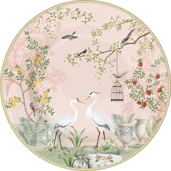 Talíř Easy Life, Itálie Easy Life - Porcelánový dezertní talířek Jardin De Reves - 19 cm Barva: jako na obrázku, Velikost: 19x19