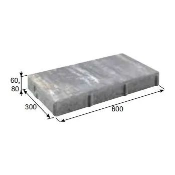 Dlažba BEST - BRILA PŘÍRODNÍ 6 - Standart