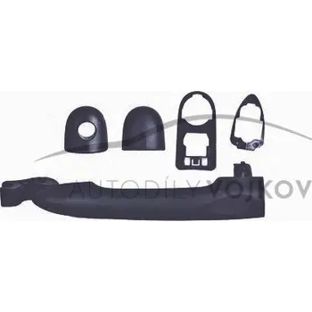 Dveře karosérie Vnější klika přední i zadní dveří černá L=P Renault Modus/G. Modus 2008 - 2012