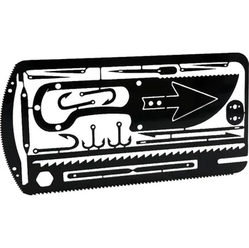 Příslušenství pro sportovní střelbu Survival karta - černá, fishing 197cf