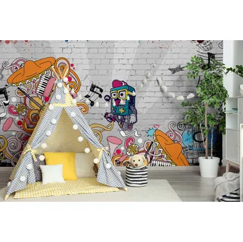 Fototapeta Malvis ® Tapeta Graffiti Music Vel. (šířka x výška): 144 x 105 cm