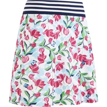 Dámská sukně Callaway Callaway BrushStroke Print golfová sukně BRILLANT WHITE velikost S