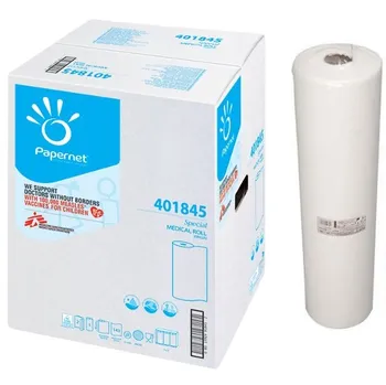 Medirole Papernet Vyšetřovací celulózová dvouvrstvá podložka na lůžko 0,5 x 50 m bílá