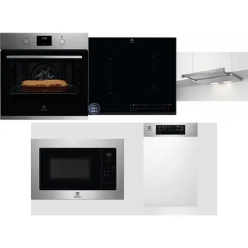 Set domácích spotřebičů ELECTROLUX KOFGH70TX + ELECTROLUX EIS62449 + ELECTROLUX LFP326S + ELECTROLUX EMS4253TEX + ELECTROLUX EEM43300IX