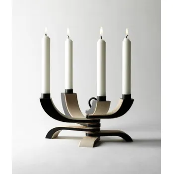 Svícen Skládací svícen Nordic Light Black