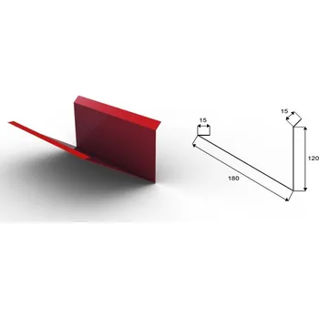 Blachdom Hliníkové lemování ke komínu horní Omak mat Barva krytiny: Cihlový mat