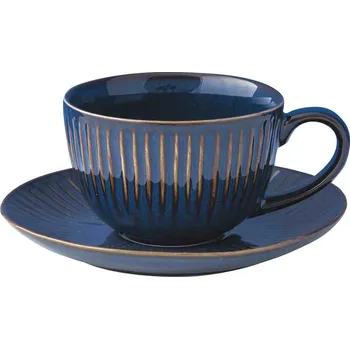 Easy Life, Itálie Easy Life - Porcelánový šálek a podšálek Gallery Blue na espresso - 110 ml Barva: jako na obrázku