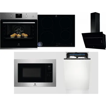 Set domácích spotřebičů ELECTROLUX KODGH70TX + ELECTROLUX LIR60433B + ELECTROLUX LFV316K + ELECTROLUX EMS4253TEX + ELECTROLUX EEM23100L