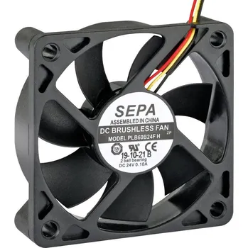 Průmyslový ventilátor SEPA PLB60B24FSE31A axiální ventilátor, 24 V/DC, 27.6 m³/h, (d x š x v) 60 x 60 x 15 mm, 111111742