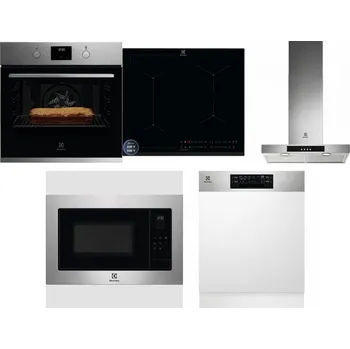 Set domácích spotřebičů ELECTROLUX KOFGH70TX + ELECTROLUX EIS62449 + ELECTROLUX LFT426X + ELECTROLUX EMS4253TEX + ELECTROLUX EEM48300IX
