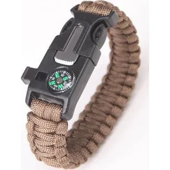 Paracord náramek - pískový 204pA