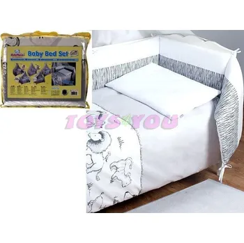 Povlečení Baby Matex Povlečení do postýlky 2 dílné BIANCO collection Safari