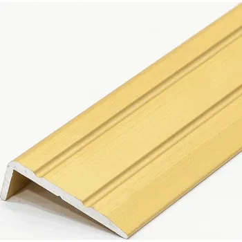 Stavební profil Schodová hrana šroubovací 25x9/0,9m ELOX CHAMPAGNE hliník (Sch. hrana šroub. profil AL 25/20mm / 0,9m elox champag. )