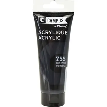 Speciální výtvarná barva SE akryl barva Campus 120 ml Ivory Black 755