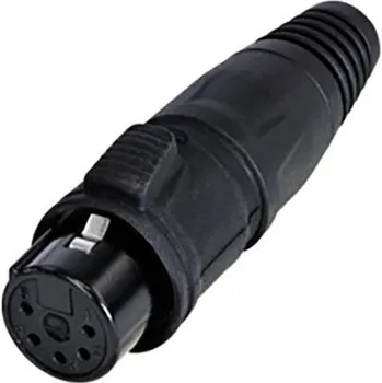 Elektrická zásuvka Rean AV RCX5F-Z-002-1 XLR konektor zásuvka, rovná Pólů: 5 1 ks