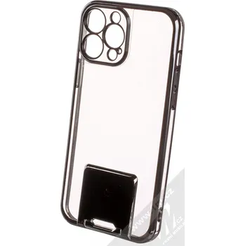Pouzdro na mobilní telefon 1Mcz Lux Kickstand ochranný kryt pro Apple iPhone 13 Pro Max černá (black)