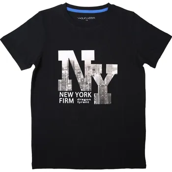 Chlapecké tričko Wolf S2303 vel. 134-152 černé