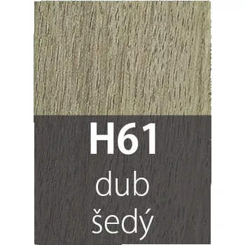 půdní výlez Ukončovací nájezd hliníkový do 8 mm / d.2,7m Provedení: dub šedý H61 4112-H61-270