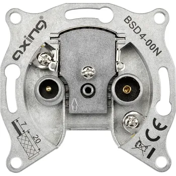 Televizní anténa Axing BSD 4-00 anténní zásuvka TV , UKW pod omítku krabice pro dolaďovací úsek vedení