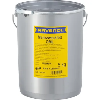 Plastické mazivo RAVENOL MEHRZWECKFETT OML 5KG (Standardní víceúčelové lithiové mazivo)