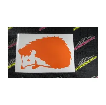 Samolepící dekorace SAMOLEPKA Ježek 002 levá (12 - zelená) NA AUTO, NÁLEPKA, FÓLIE, POLEP, TUNING, VLASTNÍ TEXT, TISK, AUTOSAMOLEPKY.cz, POLEPY, OBRÁZEK, LOGO, SAMOLEPKY