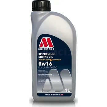 Auto-moto MILLERS OILS motorový olej plně syntetický XF Premium 0w16 1l