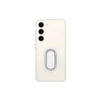 Pouzdro na mobilní telefon S23 Průhledný kryt s odnímatelným úchytem na příslušenství Transparent