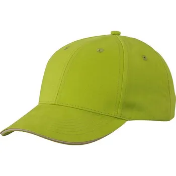 Kšiltovka Daiber - čepice Kšiltovka Light brushed Sandwich Barva: Zelená limetková - Krémová