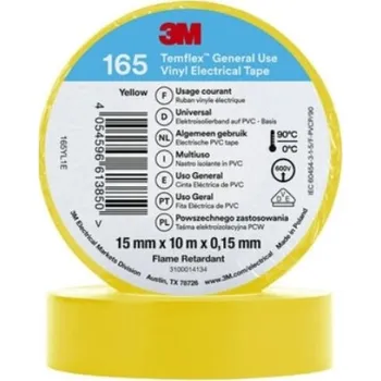 Izolační páska Izolační páska 3M TEMFLEX 165 15mm x 10m žlutá