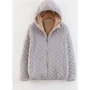 Dámská softshellová bunda Prošívaná přechodová bunda s měkkou podšívkou Barva: Šedá, Velikost: S