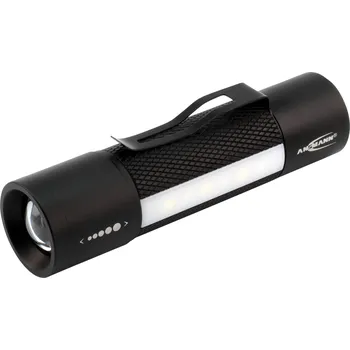 Svítilna Ansmann Future Multi 3in1 LED kapesní svítilna, s klipem na opasek, na baterii, 180 lm, 183 g