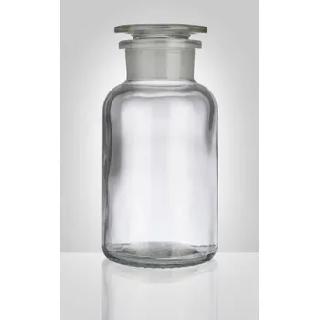 Dóza na potraviny Dóza-prachovnice 500ml-kul.čirá, zabr.víko, sklo