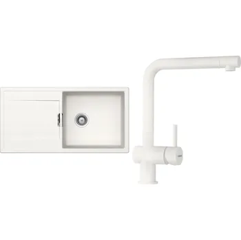 Granitový dřez Set Schock S9-1 (dřez Mono D-100L Polaris + baterie Epos Polaris)