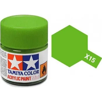 Tamiya X-15 Gloss Light Green Acrylic Paint Mini 10ml
