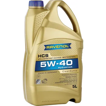 Auto-moto RAVENOL HCS 5W-40 CleanSynto® 5L (Syntetický motorový olej Ravenol HCS 5W-40)