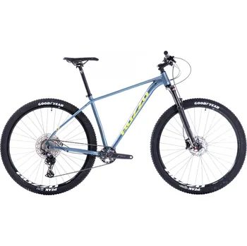 Horské kolo Pánské horské kolo ROZZO BASE 50 ocelově modrá/žlutá Podkarta: 21