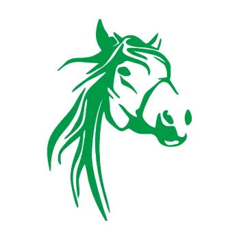 Samolepící dekorace Kůň 096 pravá (12 - zelená) SAMOLEPKA NA AUTO, NÁLEPKA, FÓLIE, POLEP, TUNING, VLASTNÍ TEXT, TISK, AUTOSAMOLEPKY.cz, POLEPY, OBRÁZEK, LOGO, 3D STICKERS