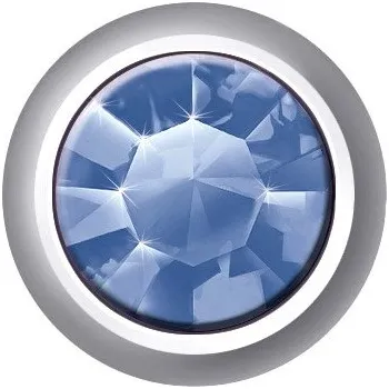 Náušnice Náušnice Regular Bezel Sapphire Estelle