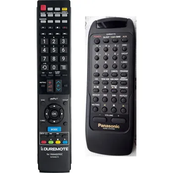 Dálkový ovladač PANASONIC EUR642173 - dálkový ovladač duplikát
