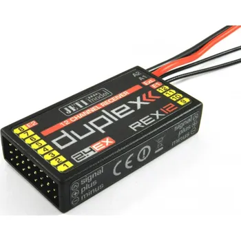 RC model letadla JETI přijímač Duplex REX 12
