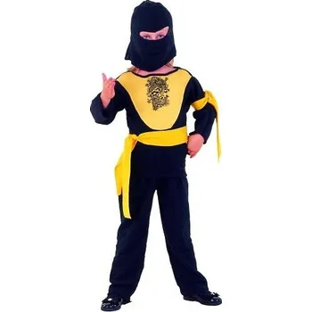 Karnevalový kostým KOSTÝM - NINJA ŽLUTÝ 3-4
