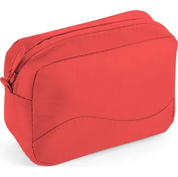 Kosmetická taška MARIE. Víceúčelová taška z mikrovlákna - Červená