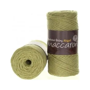 Příze Maccaroni Abigail 3 mm světlá khaki (Špagátová příze Abigail 3 mm světlá khaki)