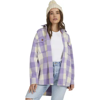Dámská košile košile Roxy Check The Swell LS - TEH1/Tapioca Paradiso Plaid XL